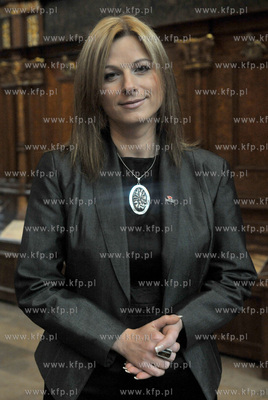 Gdansk, Dwor Artusa. Prezentacja przyszlych radnych...