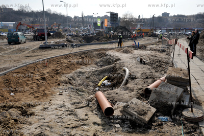 Prace drogowe w okolicach skrzyzowania ul. Kartuskiej,...