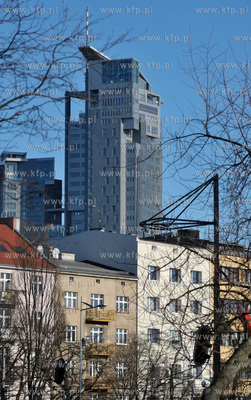 Gdynia. Sea Towers, widok z Infoboxu. 10.02.2015 fot....