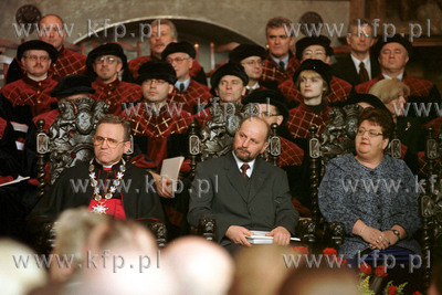 Uroczysta sesja Rady Miasta Gdanska. Honorowe Obywatelstwa...