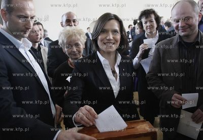 Gdansk. Zjazd gdanskiej Platformy Obywatelskiej, na...