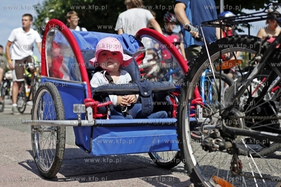 Sopot. FLASHMOB rowerzystów w zwiazku z ograniczeniem...