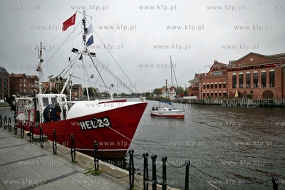 Gdansk. Festiwal Dorsza i Fladry. Nz kuter rybacki,...