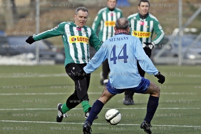 Gdansk. Boisko przy ul. Traugutta.  Noworoczny mecz...