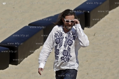 Sopot. Zatoka Sztuki. Prezydent Miasta Sopotu Jacek...