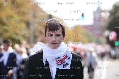 Gdansk. Uroczystosci 25 rocznicy podpisania Porozumien...