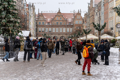 Zima w Gdańsku. Turyści na Długim Targu. 30.12.2025...