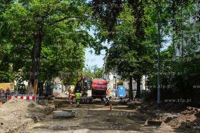 Sopot, Remont ulicy 3 maja w Sopocie. 29.06.2022 /...