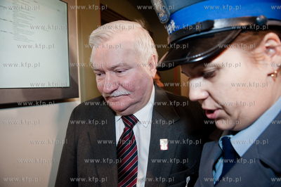 Gdansk. Sad Rejonowy. Sprawa z powodztwa Lecha Wałesy...