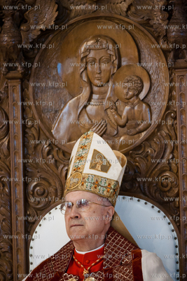 Gdansk. Kosciol p.w. Opatrznosci Bozej. Wizyta watykanskiego...