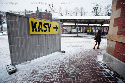 Gdansk. Remont hali glownej Dworca Glownego PKP.
20.01.2013
fot....