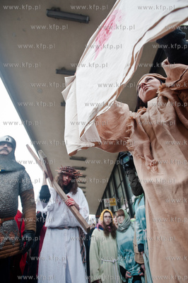 Wielki Piatek. Misterium Meki Panskiej na ulicach Gdanska.
29.03.2013
fot....