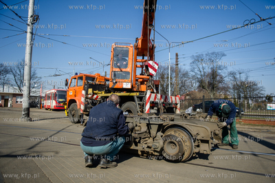 Gdansk. Wrzeszcz. Zajezdnia Tramwajowa Zakladu Komunikacji...