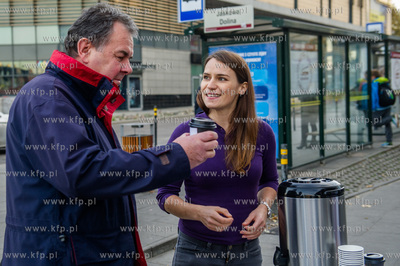 Gdansk. Wrzeszcz. Poslanka Platformy Obywatelskiej...