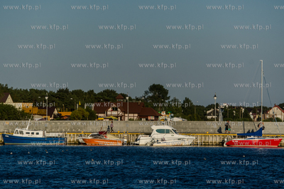 Port rybacki w Kuznicy. 19.08.2015 fot. Mateusz Ochocki...