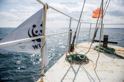 Morze Bałtyckie. Rybacy z Władysławowa, z kutra...