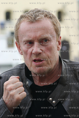 Daniel Olbrychski przebywajacy w Gdyni w zwiazku z...