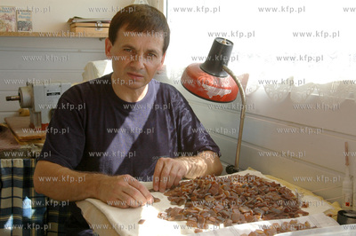 Walenty Rybak z Gdanska - muzyk i bursztynnik tworca...