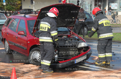 Gdansk. Wypadek na skrzyzowaniu al. Grunwaldzkiej i...