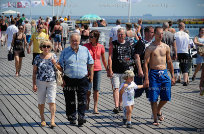 Sloneczna pogoga oraz wysokie temperatury przyciagnely...