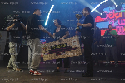 Gdansk. Plac Zebran Ludowych. Festiwal MTV Gdansk Dzwiga...