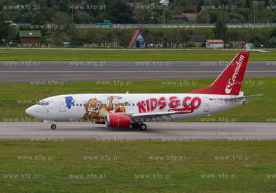 Gdansk, Rebiechowo. Nz. Boeing 737-300 Corendon Airlines
12.09.2012...