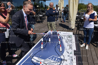 Gdynia. Konferencja prasowa przed Mistrzostwami Swiata...