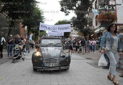 Sopot. Molo Jazz Festival. Pochod Nowoorleanski z Placu...