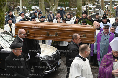 Cmentarz Witomiński w Gdyni. Uroczystości pogrzebowe...