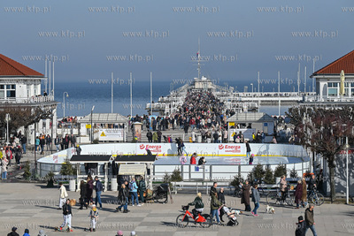 Sopot. Wiosenna pogoda spowodowała zwiększony ruch...