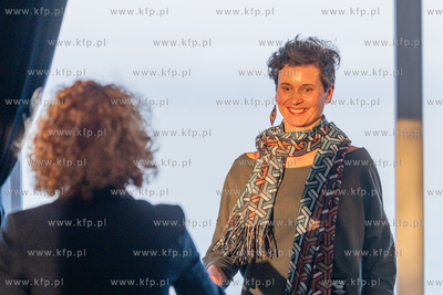 Sopot.  Mamuszki 14.  Prezydent Sopotu Magdalena Czarzyńska-Jachim...