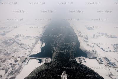 Budowa mostu na Wisle na trasie autostrady A1 w okolicy...