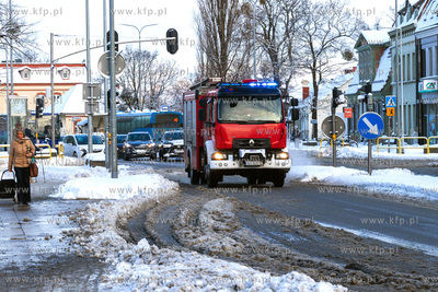 Skrzyżowanie ulic Chopina i Grunwaldzkiej w Pruszczu...