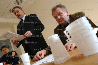 Konferencja prasowa w siedzibie Solidarnosci w Gdanksu...