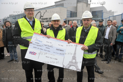 Oficjalne rozpoczecie budowy nowego terminalu, plyty...