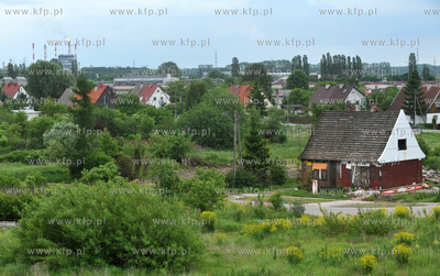 Gdansk, Rudniki. Prace przygotowawcze do budowy drogi...
