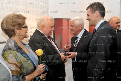 70 urodziny Lecha Walesy w oliwskim Palacu Opatow w...