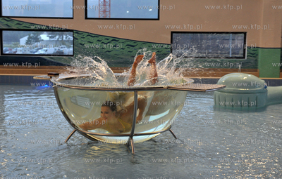 Otwarcie Aquaparku Reda w Redzie. Atrakcją jest akwarium,...