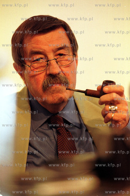 Gunter Grass w Ratuszu Staromiejskim w Gdansku. 26.06.2000...