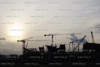 Gdansk Letnica. Budowa stadionu pilkarskiego.
29.03.2010
fot....