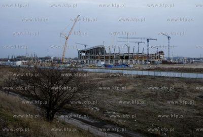 Gdansk Letnica. Budowa stadionu pilkarskiego.
29.03.2010
fot....