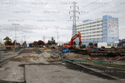 Gdansk. Zmiana w organizacji ruchu na budowie wezła...