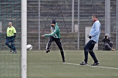 Gdansk. Boisko przy ul. Traugutta.  Noworoczny mecz...