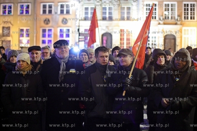 Gdansk. Dlugi Targ. Manifestacja solidarnosci z Ukraina.
24.01.2014
fot....