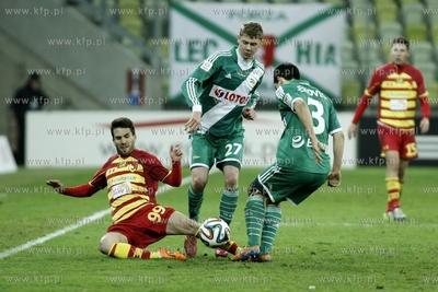 PGE Arena. Cwiercfinal Pucharu Polski w pilce noznej....