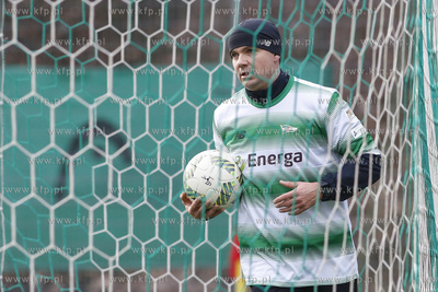 Gdansk. Boisko przy ul. Traugutta.  Noworoczny mecz...