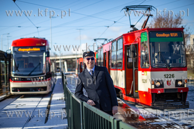 Gdańsk. Ostatni przejazd tramwaju Konstal 105.
05.03.2021
fot....