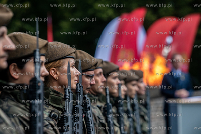 Gdańsk. Pomnik Obrońców Poczty Polskiej. Obchody...