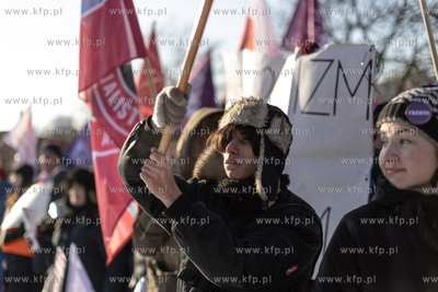 Demonstracja wsparcia dla lekarzy i pacjentek w Gdańsku....