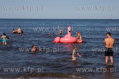 Gdańsk Jelitkowo, plaża. 08.08.2018 Fot. / Anna Rezulak...